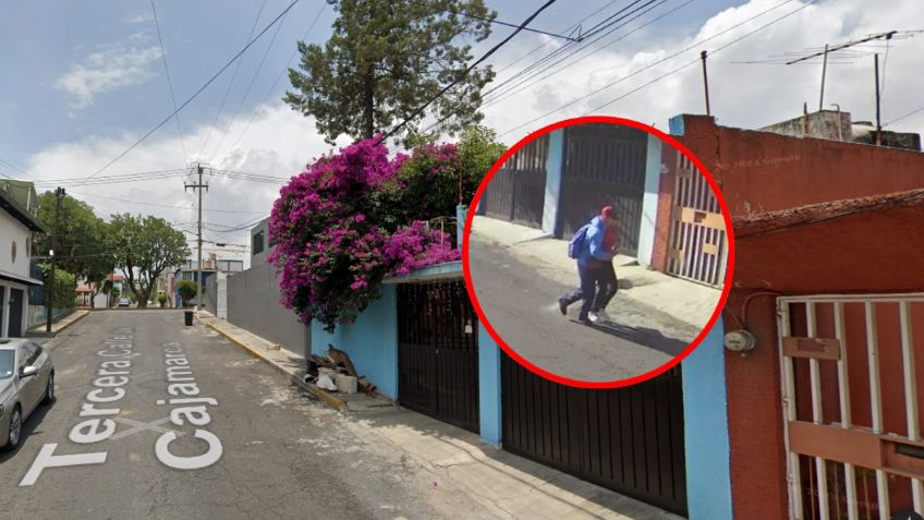 Un hombre forcejea con una joven y asalta en Naucalpan: VIDEO