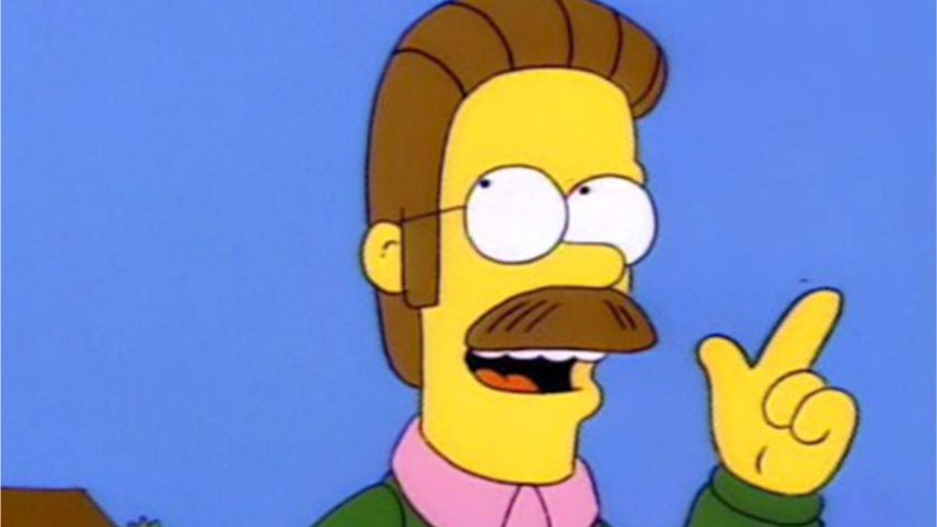 Cómo se vería el gentil Ned Flanders de ‘Los Simpson’ si fuera real según la inteligencia artificial