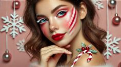 Candy Cane Blush, la nueva tendencia de maquillaje con la que deslumbrarás en la cena de Año Nuevo