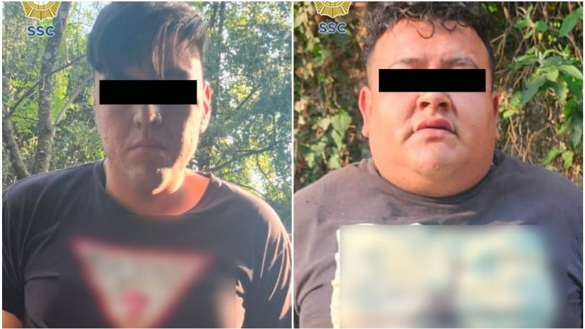 SSC detiene a dos hombres en la alcaldía Cuajimalpa, relacionados con el homicidio de dos personas en Xochimilco