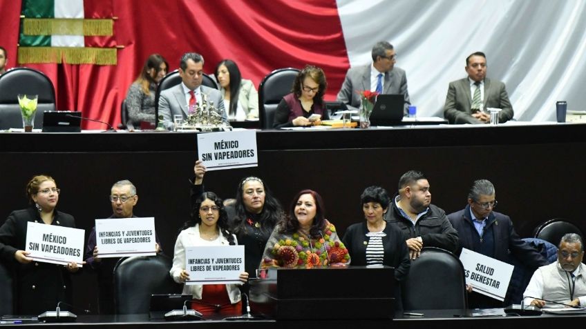 Cámara de Diputados aprueba prohibición de vapeadores, cigarros electrónicos y fentanilo