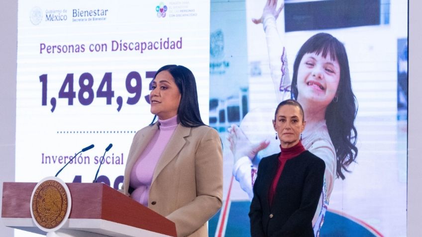 Hay un millón 484 mil 930 beneficiarios de la Pensión para el Bienestar de las Personas con Discapacidad: Ariadna Montiel