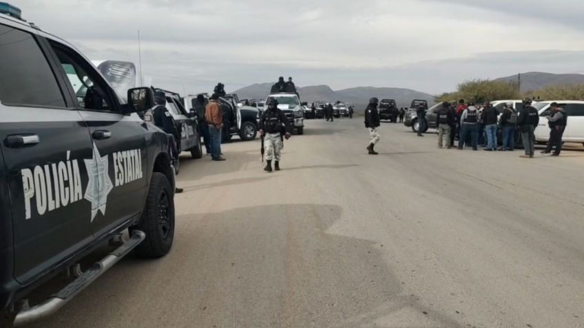 VIDEO: Policía de Zacatecas abate a 4 personas armadas en Villa García