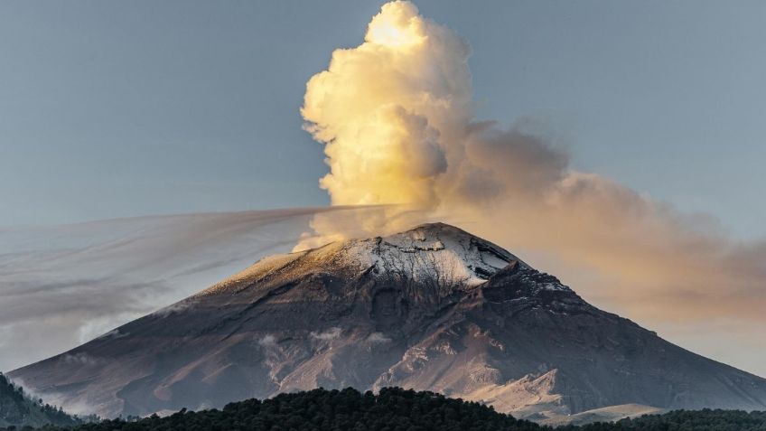 Volcán Popocatépetl lanza fumarola: estas alcaldías tendrán caída de ceniza, advierten