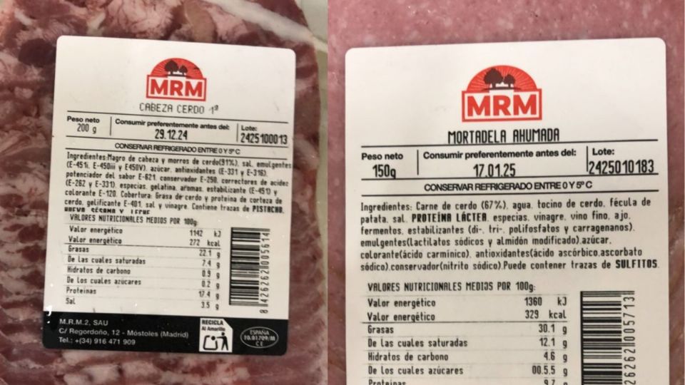 La bacteria listeria fue encontrada en cuatro productos de carne de puerco.