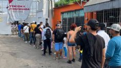 Migrantes “revientan” oficinas del Instituto Nacional de Migración en Tapachula