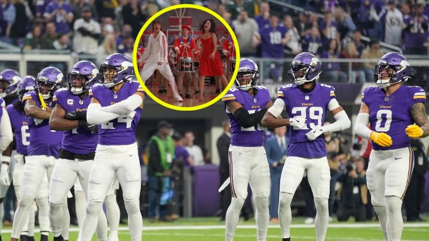 Jugadores de Minnesota Vikings recrean coreografía de High School Musical en celebración de touchdown | VIDEO