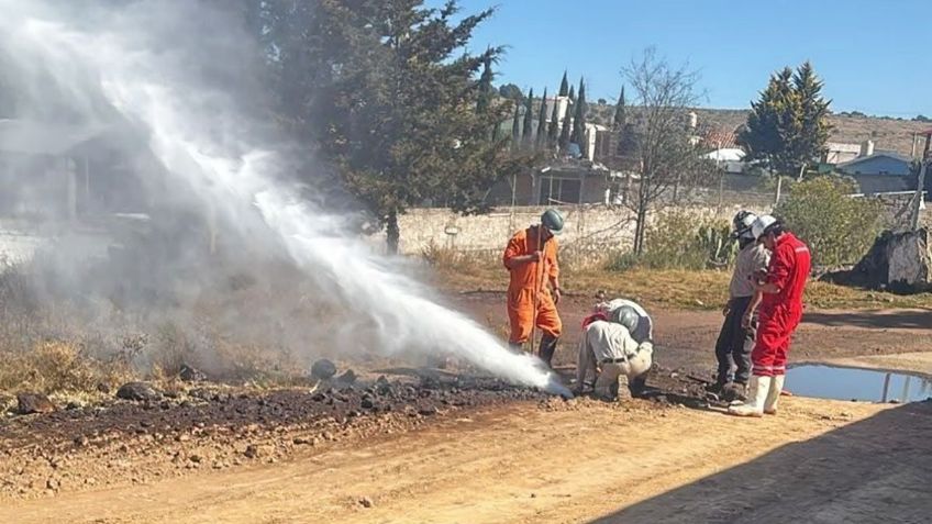 Desalojan a 36 personas por fuga de hidrocarburo en Cuautepec, Hidalgo