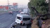 Foto ilustrativa de la nota titulada: Mañana de accidentes: choque de combis en la México-Pachuca y tráiler complica vialidad en Coyoacán