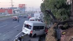 Mañana de accidentes: choque de combis en la México-Pachuca y tráiler complica vialidad en Coyoacán