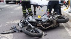 Motociclista muere en fuerte accidente en Calzada de los Misterios, GAM