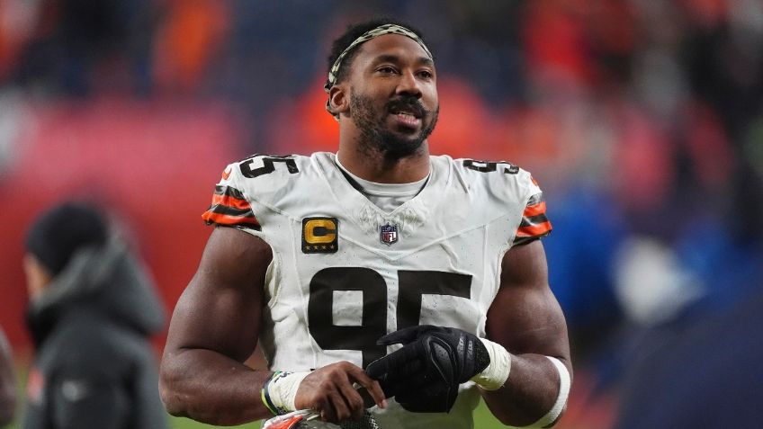 Myles Garrett estrella de Cleveland  Browns, cerca de romper importante récord en la NFL