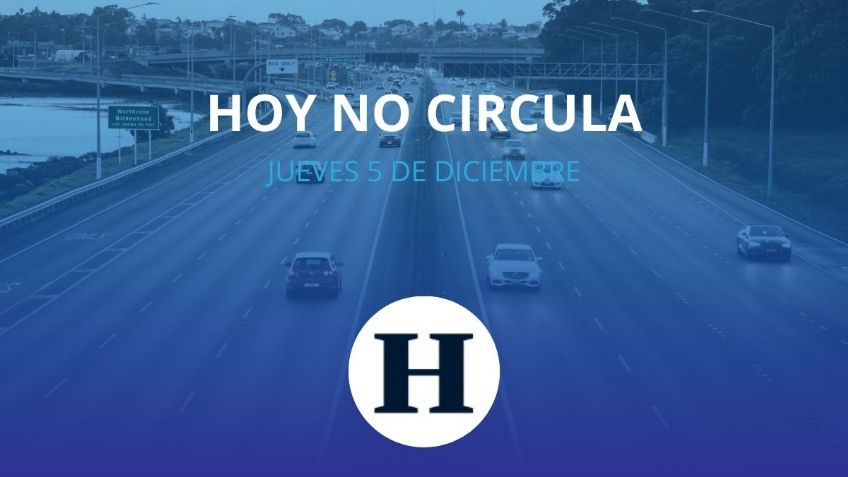 Hoy No Circula para este JUEVES 5 de noviembre en CDMX y EDOMEX