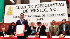 Carlos Navarro, reportero de El Heraldo de México, recibe Premio Nacional de Periodismo