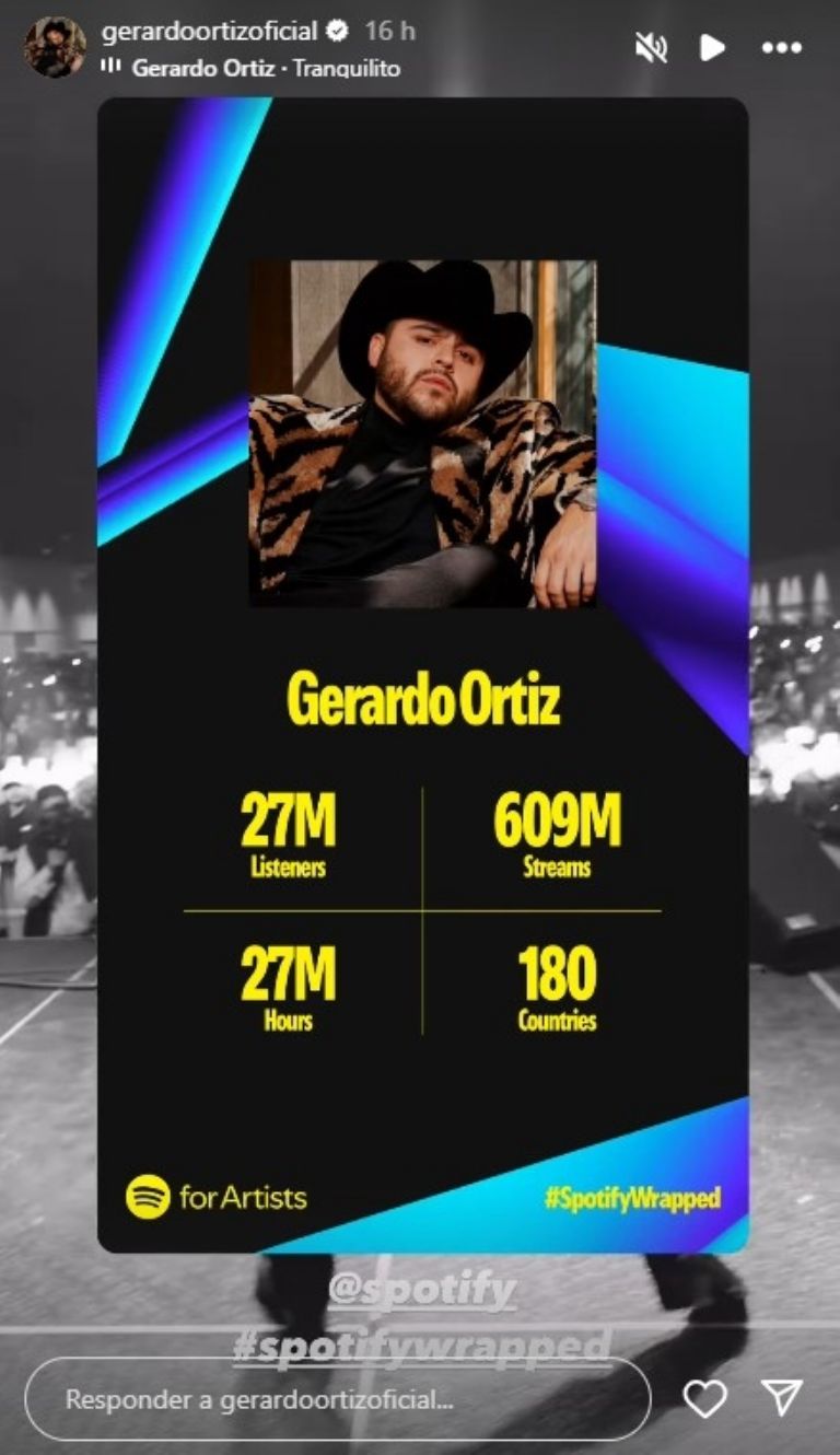 gerardo ortiz mensaje instagram 