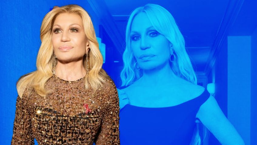 Donatella Versace antes y después: su brutal transformación de joven a irreconocible a los 69 años