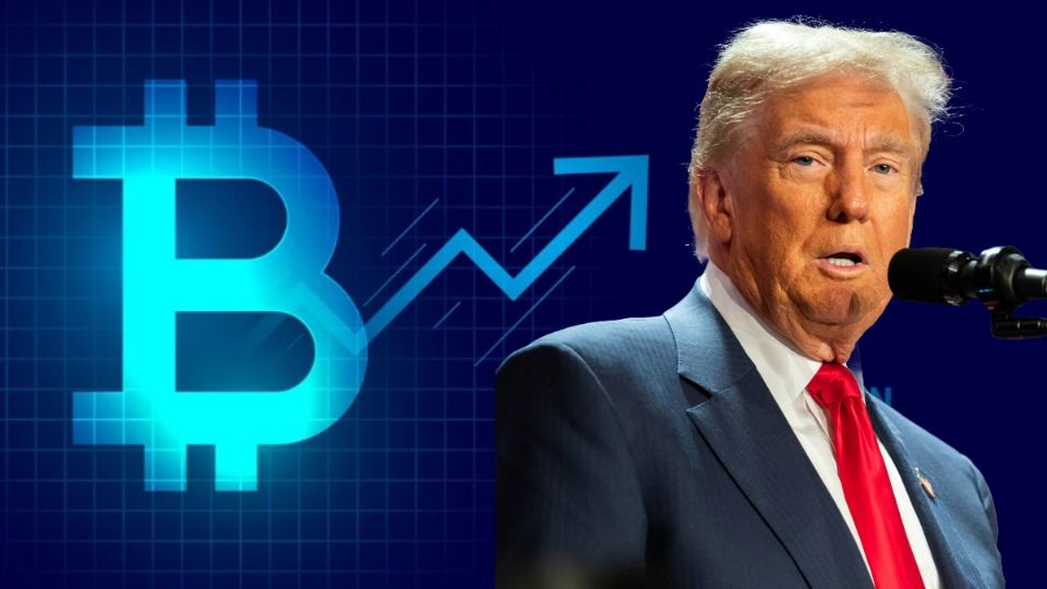 Trump se atribuyó el aumento del bitcoin.