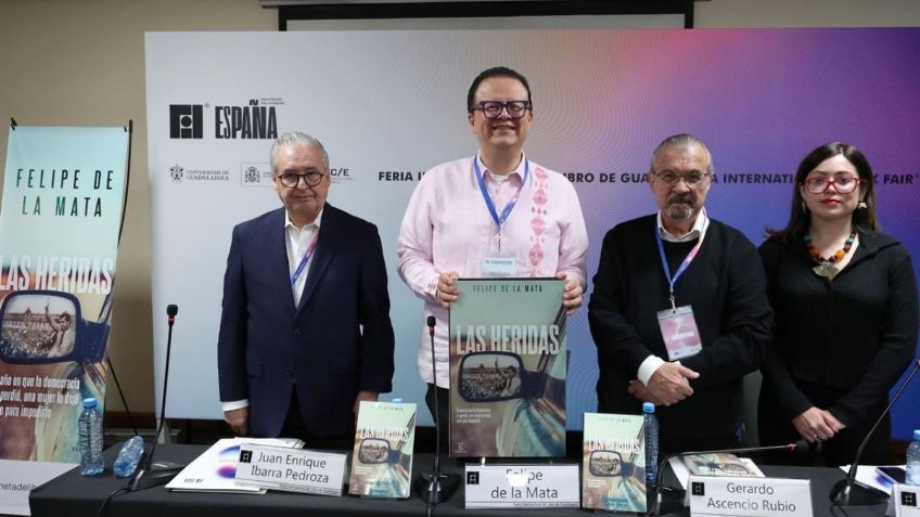 Las Heridas, novela debut de Felipe de la Mata Pizaña, se presenta en la FIL Guadalajara 2024