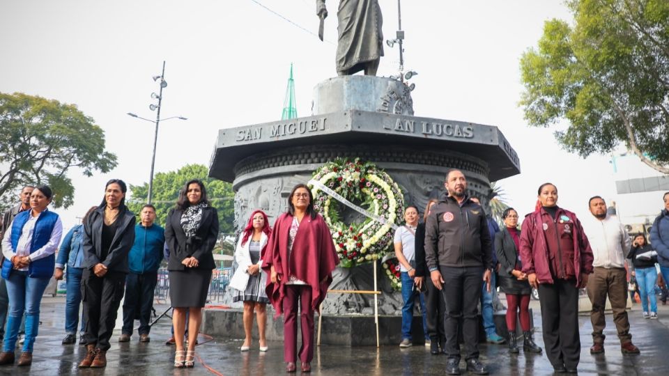 “Vamos a hacer honor a nuestro máximo héroe, conmemoramos el 504 aniversario de su muerte y con ello celebramos su vida, su aplomo y reivindicación'