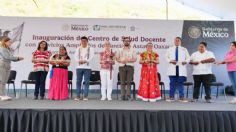 Salomón Jara y Claudia Sheinbaum inauguran centro de Salud Docente con Servicios Ampliados de Santiago Astata