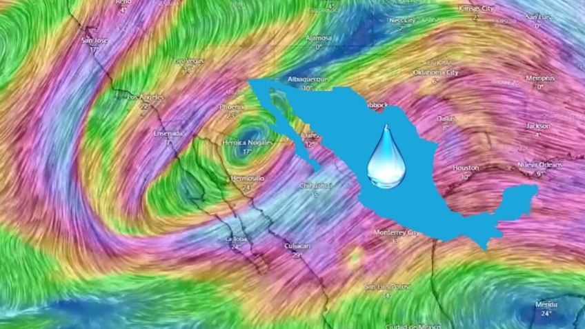 Llega segunda DANA a México y afectará a estos 10 estados