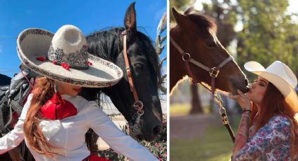 Ella es Blanca “La potra”, influencer mexicana que evoca a Elena Larrea porque es amante de los caballos