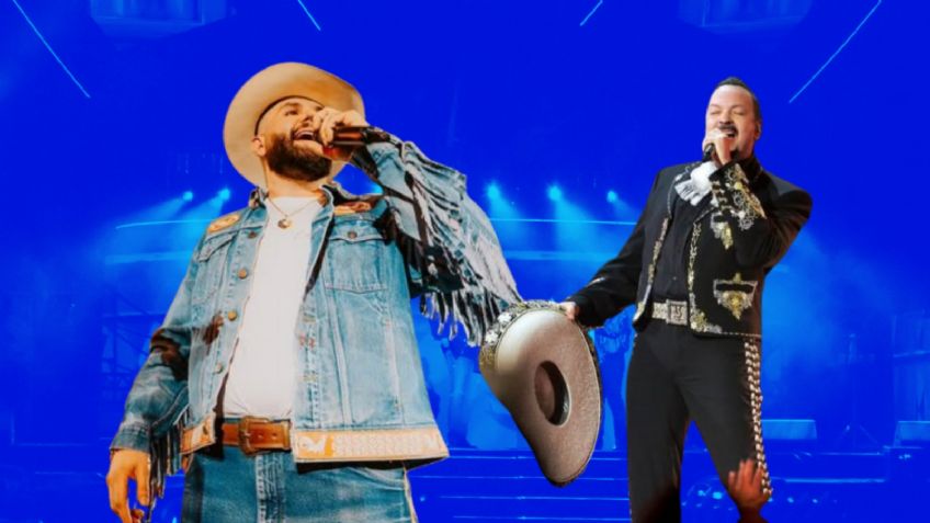 Pepe Aguilar y Carín León le cantan "por Mujeres como tú" a Aneliz en su cumpleaños