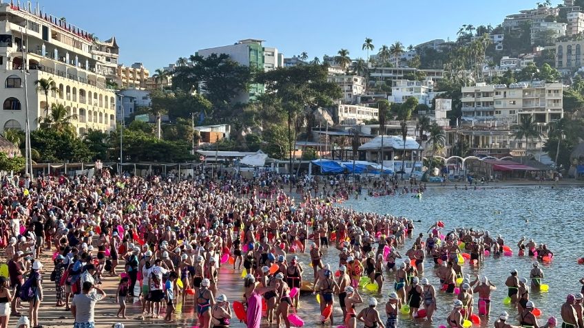 Dedican a la Virgen de Guadalupe Maratón Internacional Acuático de Acapulco