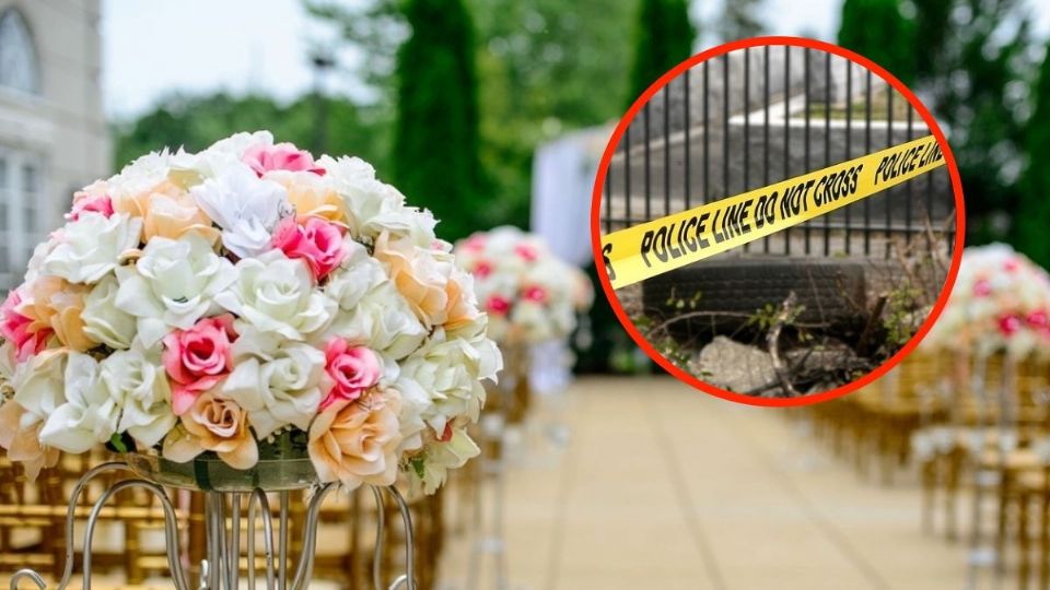 La mujer fue asesinada en la recepción de una boda.