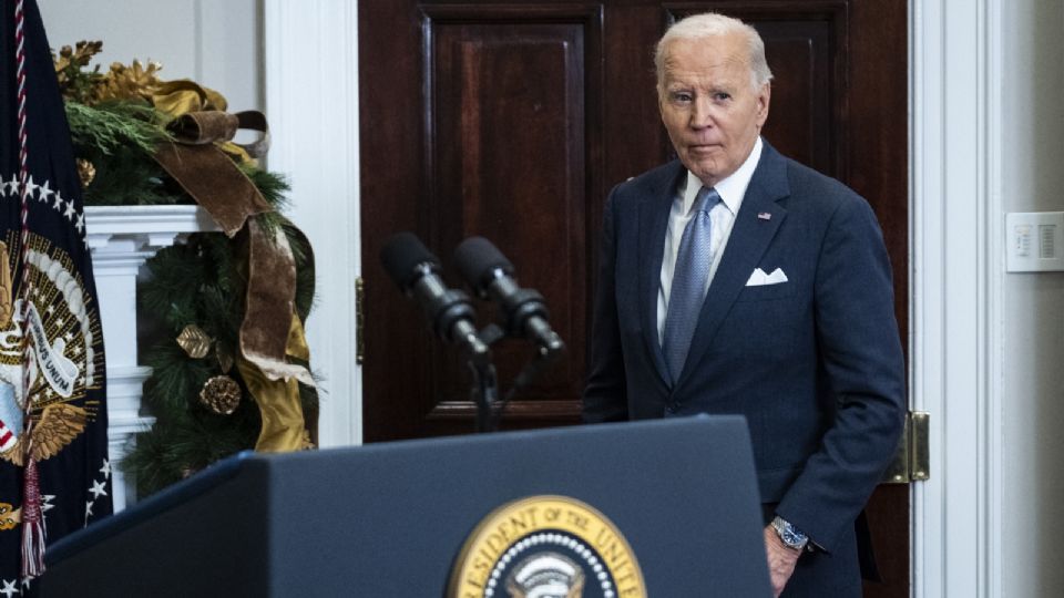 Joe Biden, en conferencia de prensa este domingo.