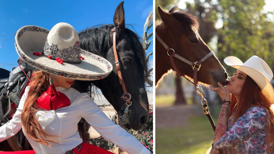 Al igual que Elena Larrea, Blanca “La potra” es amante de los caballos.