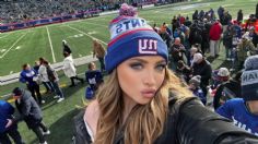 ¿Quién es Ava Louise, la modelo que causó polémica durante el partido entre New York Giants vs New Orleans Saints?