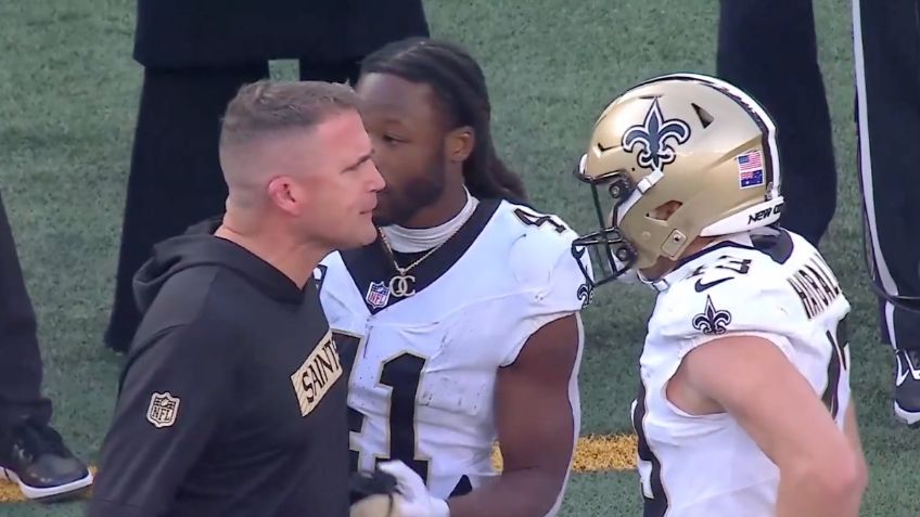 Head coach de New Orleans Saints enfurece y regaña a su pateador EN VIVO | VIDEO