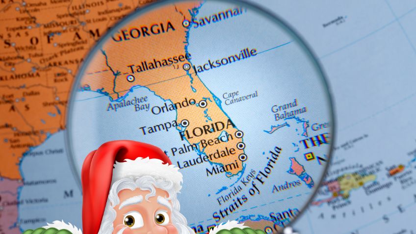 La IA revela cuál es la mejor ciudad de Florida para disfrutar la navidad 2024