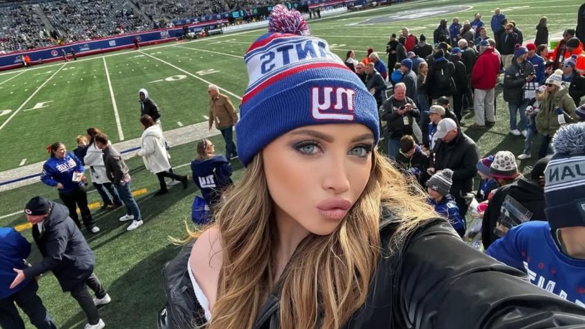 ¿Quién es Ava Louise, la modelo que causó polémica durante el partido entre New York Giants vs New Orleans Saints?