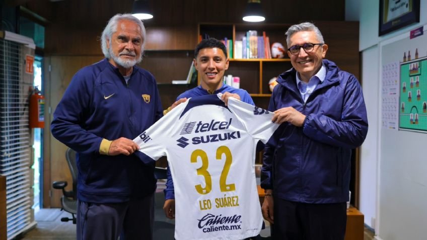 ¡OFICIAL! Leo Suárez es nuevo jugador de Pumas