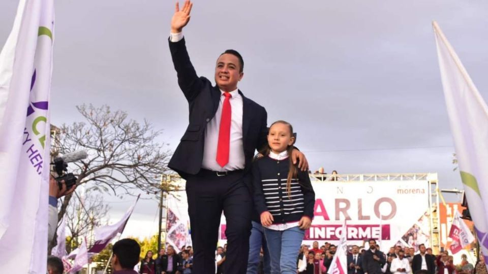 Encabezó un evento frente a la población de la CDMX