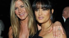 Salma Hayek presume su cercanía con Jennifer Aniston al publicar FOTO inédita de cuando eran jóvenes