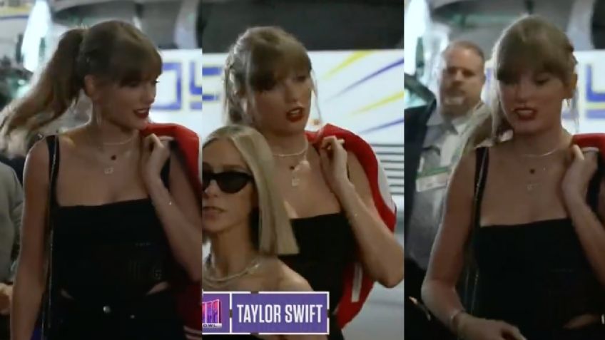 Llega Taylor Swift al Super Bowl LVIII para ver a su novio Travis Kelce tras un viaje de 12 horas desde Tokio