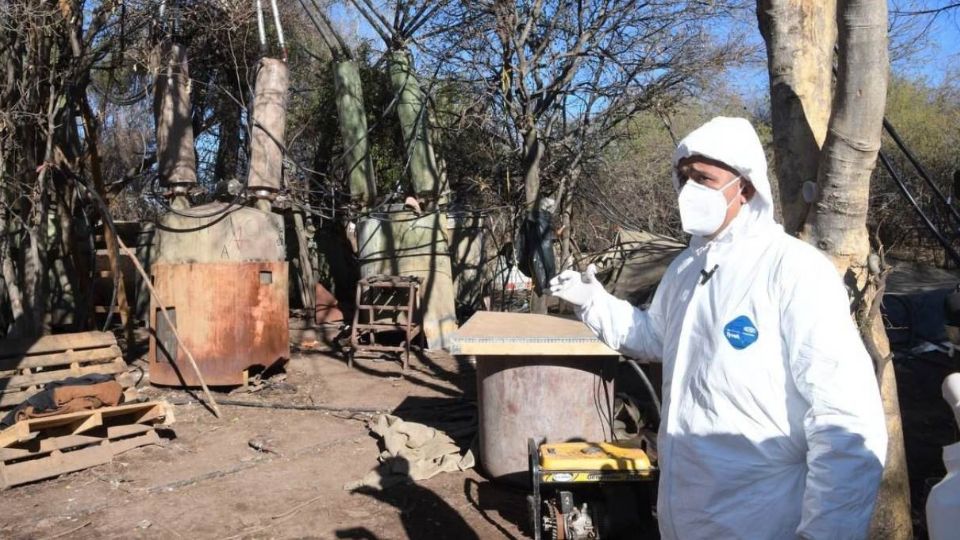 Se destruyó este laboratorio usado por el crimen organizado