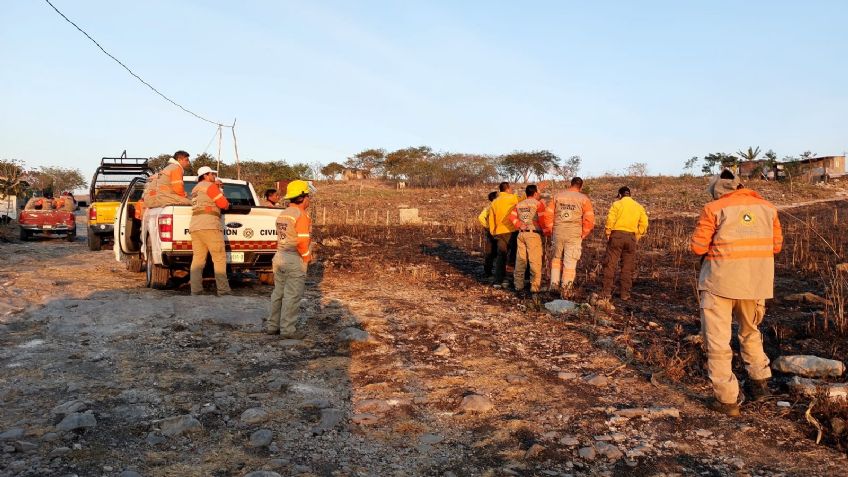 Incendio arrasa con 20 hectáreas dentro del Cañón del Sumidero en Chiapas