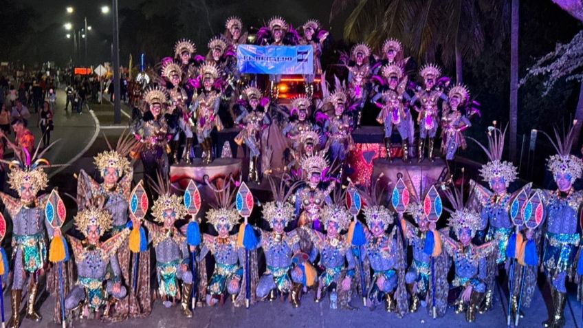 Espectacular Carnaval de Tampico da inició y el Heraldo Radio estuvo presente con gran carro alegórico