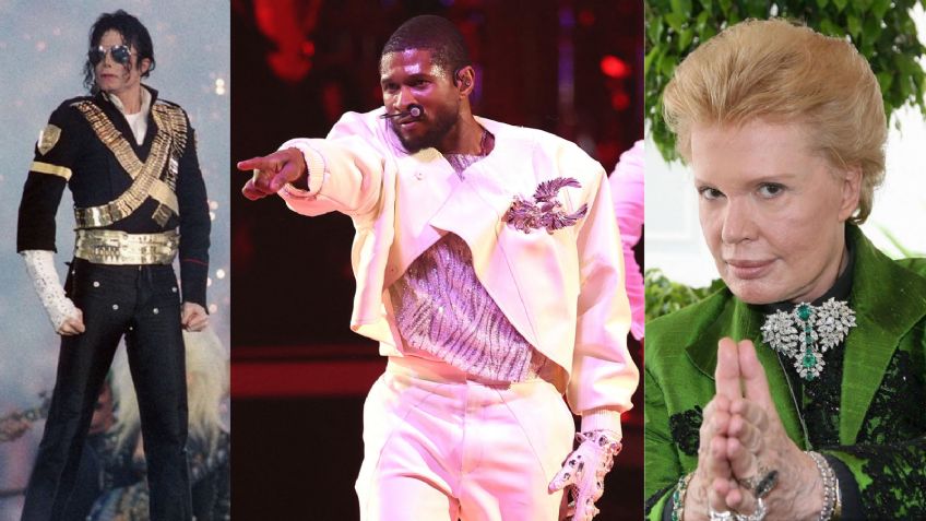 Usher y su fallido tributo a Michael Jackson en el Super Bowl LVIII; en redes lo llaman Walter Mercado