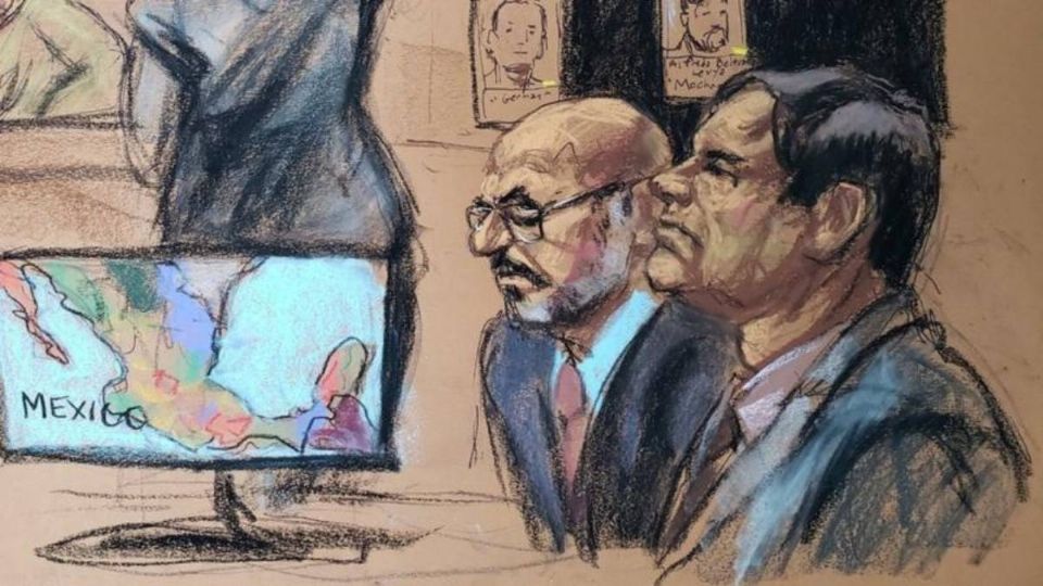 'El Chapo' durante el Juicio del Siglo donde fue sentenciado a cadena perpetua.