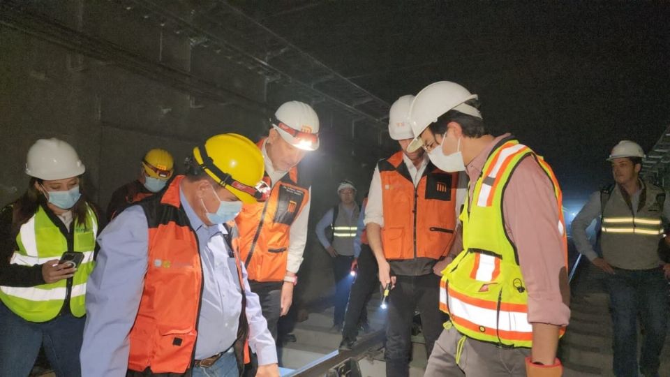 Las autoridades capitalinas mantienen la supervisión del proyecto de la Línea 1 del Metro.