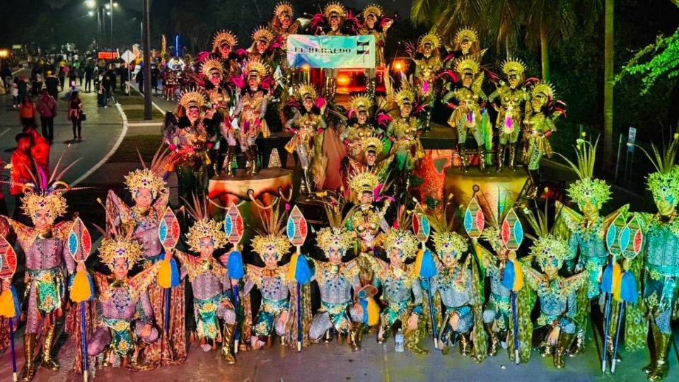 La comparsa Jiõo resultó triunfadora en el Carnaval de Tampico.