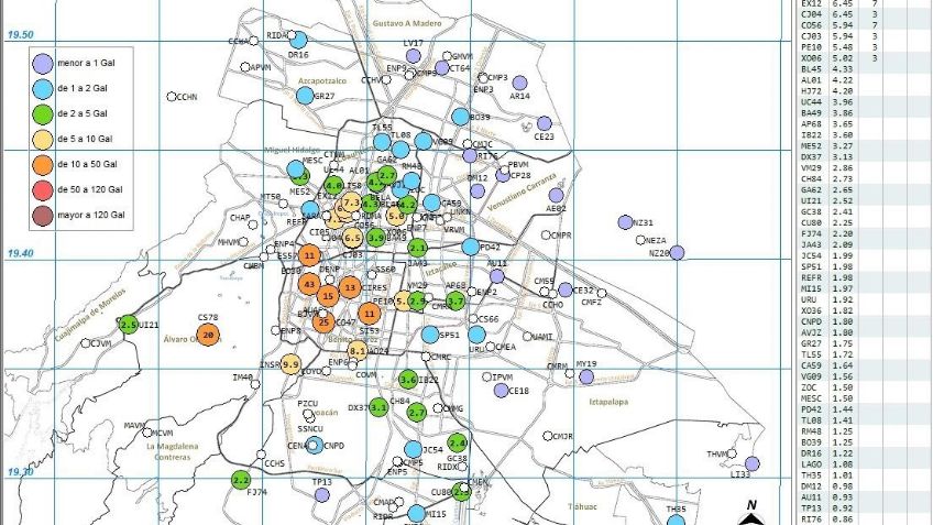 MAPA | Así se sintieron los microsismos de hoy en cada alcaldía