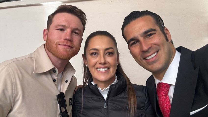 Miguel Torruco Garza se reúne con Claudia Sheinbaum y "Canelo" Álvarez