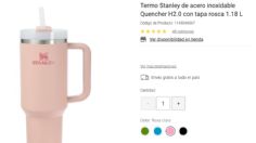 Liverpool pone en súper oferta el termo de Stanley, ¡consíguelo en varios colores!