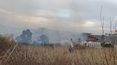 Intenso incendio forestal consume el Parque Ecológico Tarango en la Álvaro Obregón